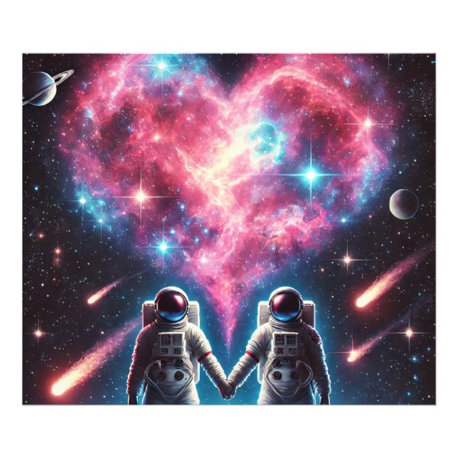 Foto Imagen de amor astronauta (Frente)