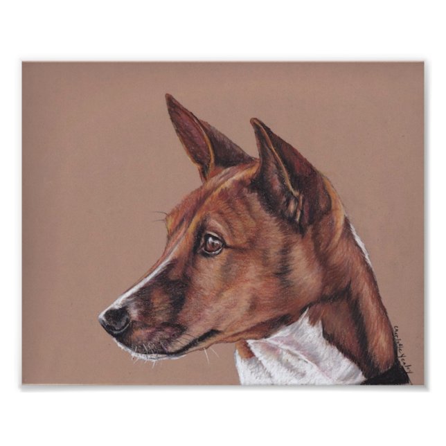 Foto Imagen de arte de perro de Basenji (Frente)
