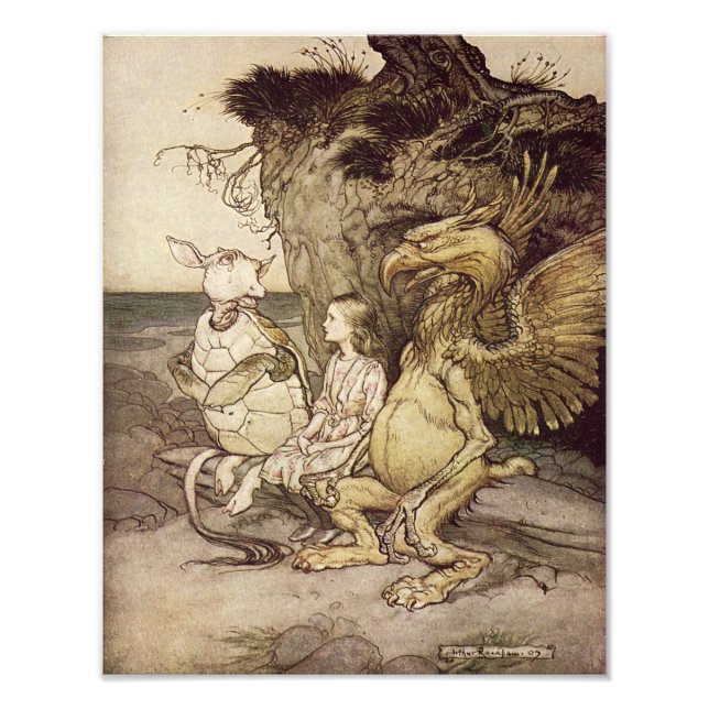 Foto Imagen de Arthur Rackham 1907 "That's Curious" (Frente)