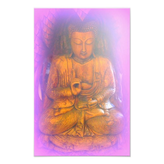 Foto imagen de aura morada buddha (Frente)