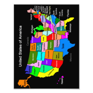 Foto Imagen de mapa de EE.UU.