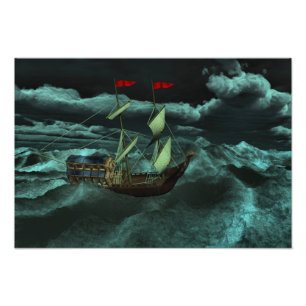 Foto Imagen de mar salvaje y tormentoso