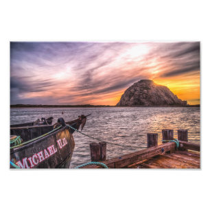 Foto Imagen de Morro Rock At Dusk