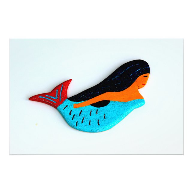 Foto imagen de sirena azul (Frente)