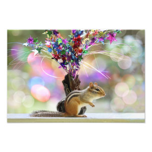 Foto Imagen del Chipmunk del tiempo del fiesta