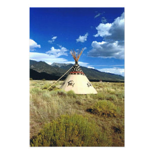 Foto Imagen del nativo americano de Crestone Colorado
