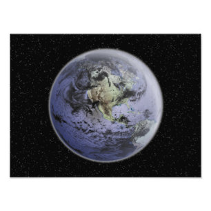 Foto Imagen digitalmente mejorada de la Tierra Plena