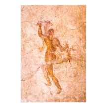 Imagen impresa - Roman Fresco, antiguo Pompeya, It