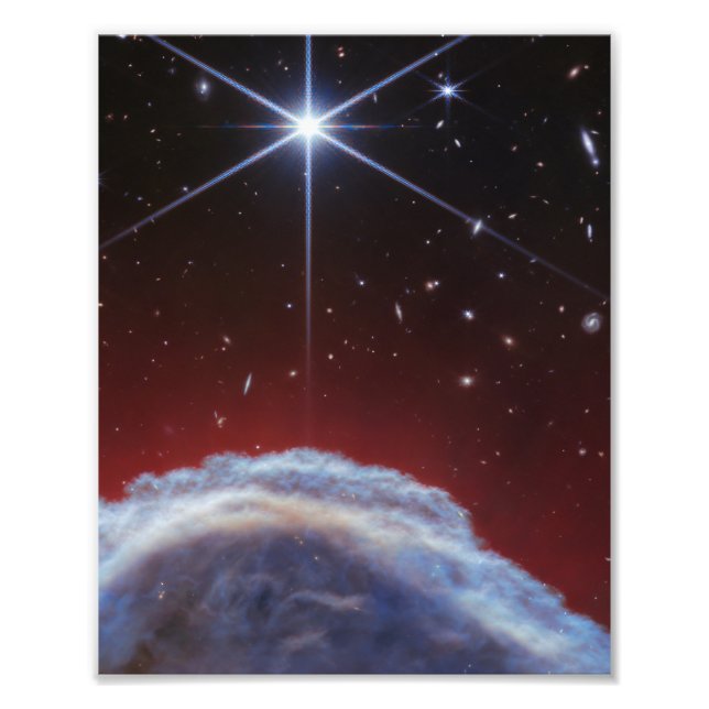 Foto Imagen JWST de la nebulosa Cabeza de Caballo (Frente)