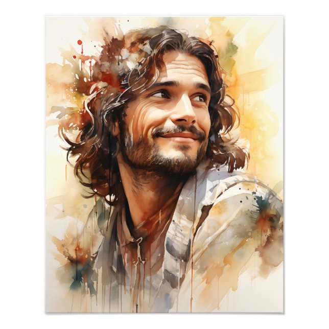 Foto Imagen sonriente de Jesús (Frente)