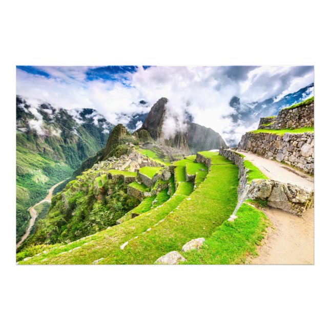 Foto impresa por Machu Picchu (Frente)