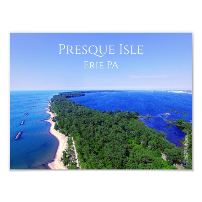 Foto impresa (tamaño exacto) - Presque Isle Erie P (Frente)