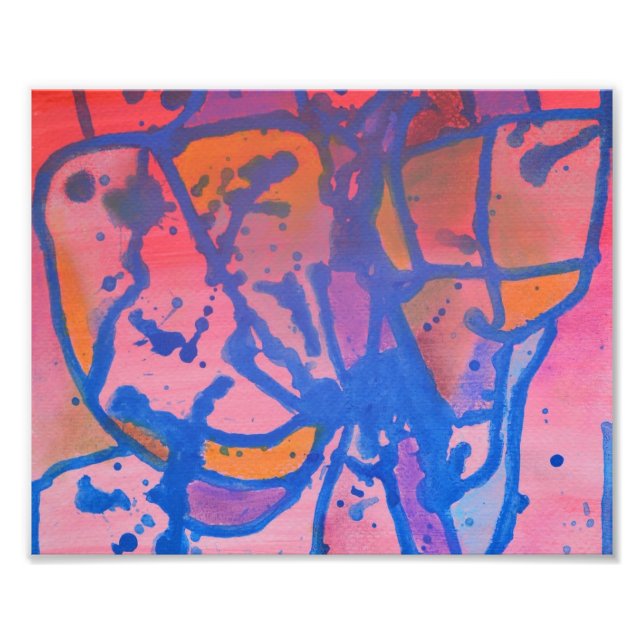 Foto Impresión abstracta de mosaico (Frente)