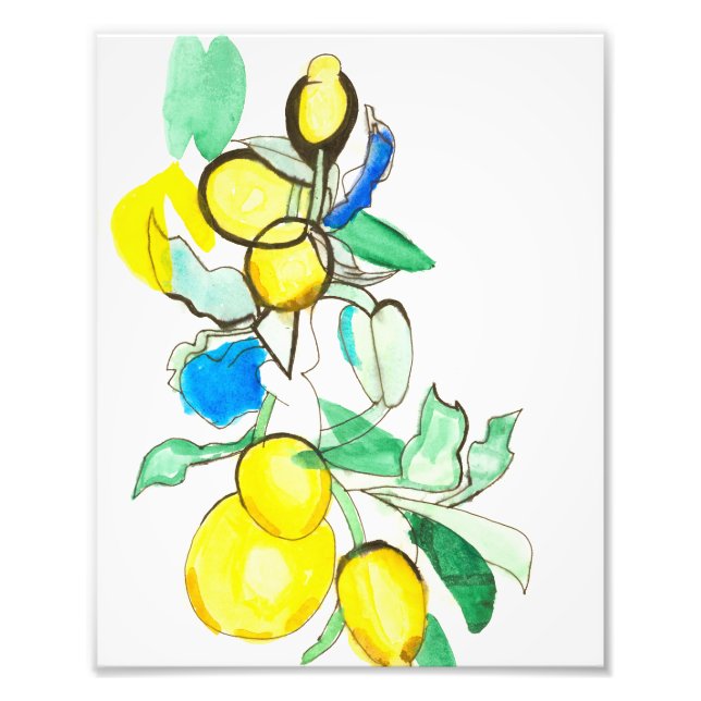 Foto Impresión Almalfi Lemon I (Frente)
