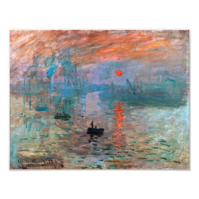 Foto Impresión, amanecer | Claude Monet | (Frente)