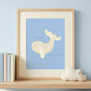 Foto Impresión artística de vivero de ballenas beluga