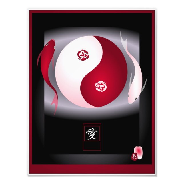Foto Impresión artística de YinYang Love (Frente)