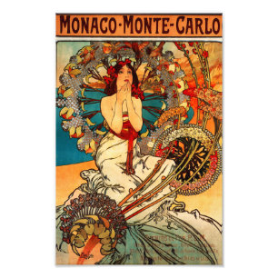 Foto Impresión de Alphonse Mucha Monte Carlo