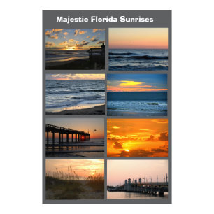 Foto Impresión de amaneceres de Florida, papel de póste