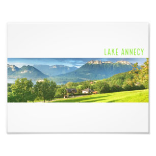 Foto Impresión de Annecy del lago