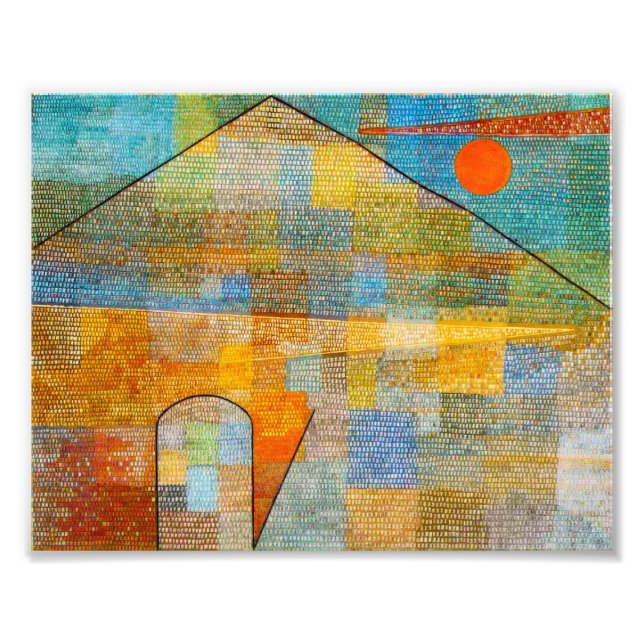 Foto Impresión de anuncio de Paul Klee (Frente)
