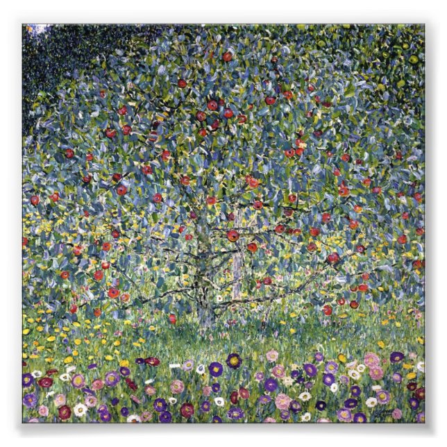 Foto Impresión de árbol de Apple Gustav Klimt (Frente)