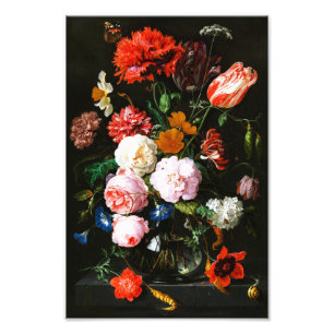 Foto Impresión de Arte Botánico Floral Oscuro Malhumora