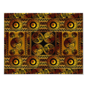 Foto Impresión de arte de estilo celta