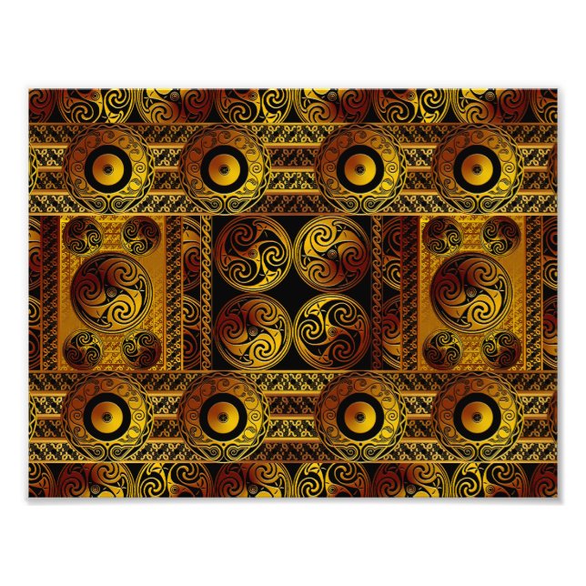 Foto Impresión de arte de estilo celta (Frente)