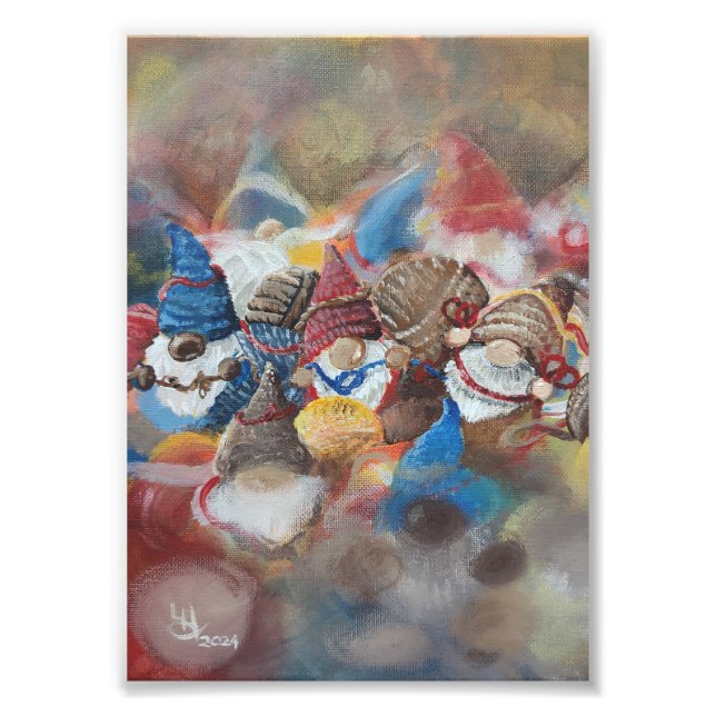 Foto Impresión de arte de Knot Gnomes (Frente)