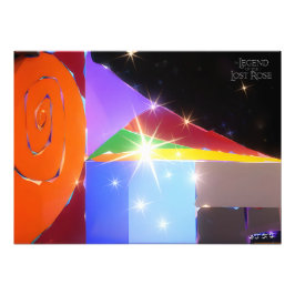 Foto Impresión de arte en espiral del arcoiris de Spark