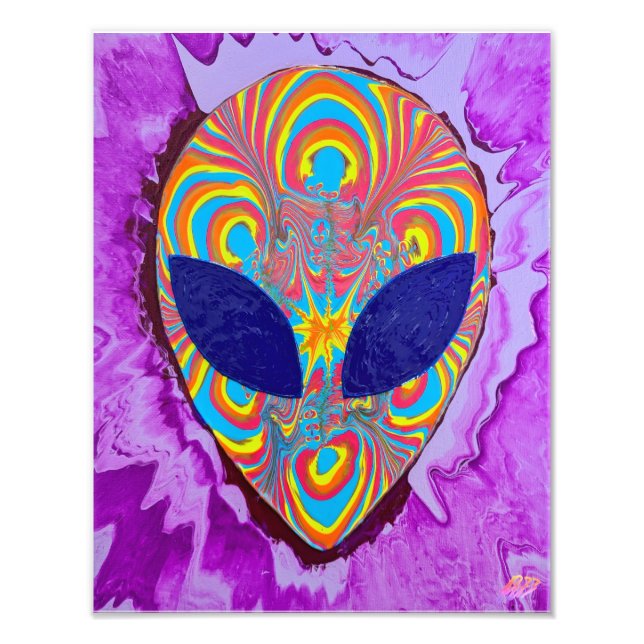 Foto Impresión de arte en vivo de Alien (Frente)