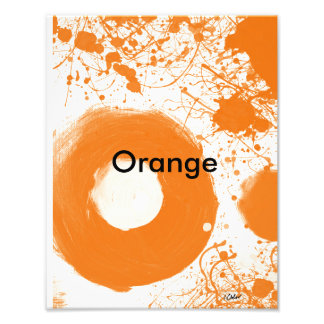 Foto Impresión de arte naranja