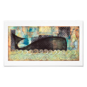 Foto Impresión de ballenas 14 x 8