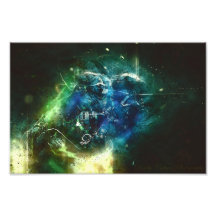 Impresión de bolas de pintura 12x8