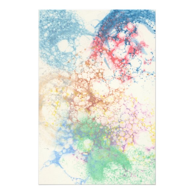 Foto Impresión de burbujas de acuarela (Frente)