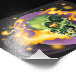 Foto Impresión de calabaza de cráneo