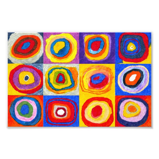 Foto Impresión de círculos candentes (Frente)