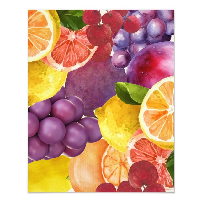 Foto Impresión de cocción de fruta italiana | Citrus ac (Frente)