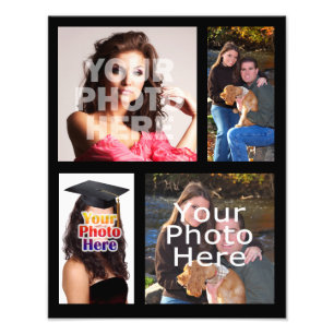 Foto Impresión de collage de fotos, cuatro imágenes