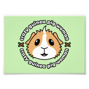 Foto Impresión de Crazy Guinea para mujeres de cerdo (m