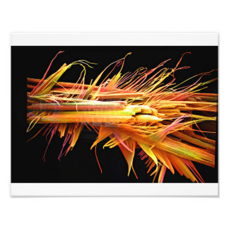 Foto Impresión de cristales de cafeína