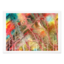 Foto Impresión de decoración de arte de pared de color 