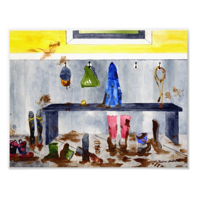 Foto impresión de espacio de barro (Frente)