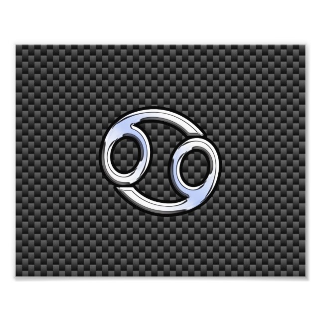 Foto Impresión de fibra de carbono de carbón de carbón  (Frente)