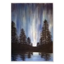 Impresión de Forest Aurora 5x7