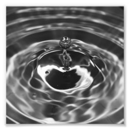 Foto Impresión de fotografías en gotas de agua