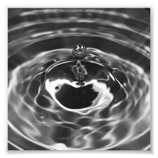 Foto Impresión de fotografías en gotas de agua (Frente)
