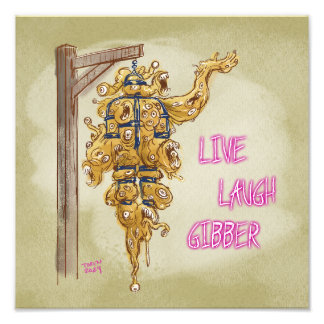 Foto Impresión de Gibber de Live Laugh