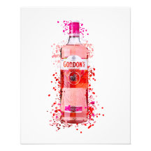 Impresión de Gin rosa